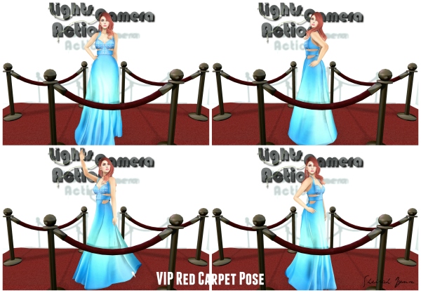 VIP red carpet pose